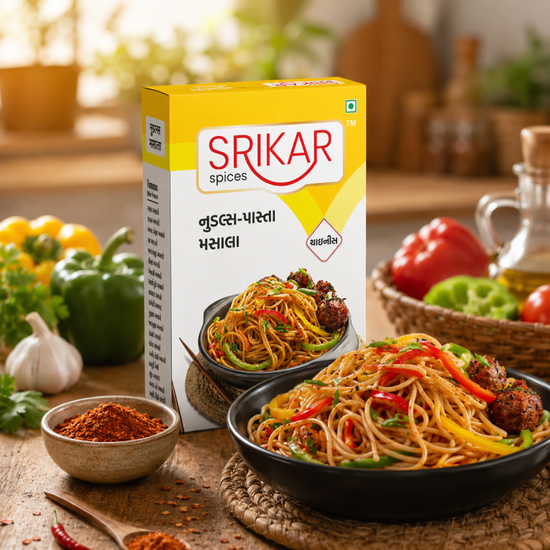 Noodles Pasta Masala (નુડલ્સ પાસ્તા મસાલા)