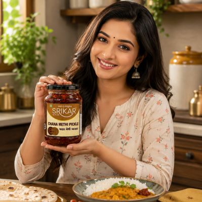 Chana Methi Achar (ચણામેથી અથાણું)