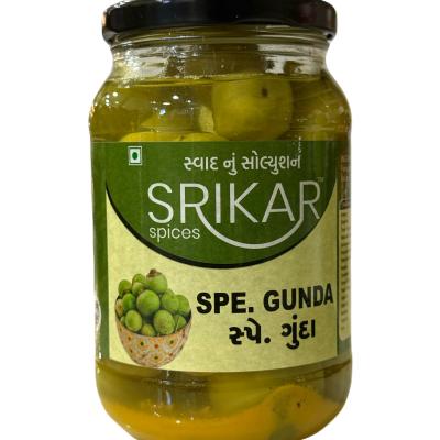 Gunda Achar (પાણી વાળા ગુંદા અથાણું)